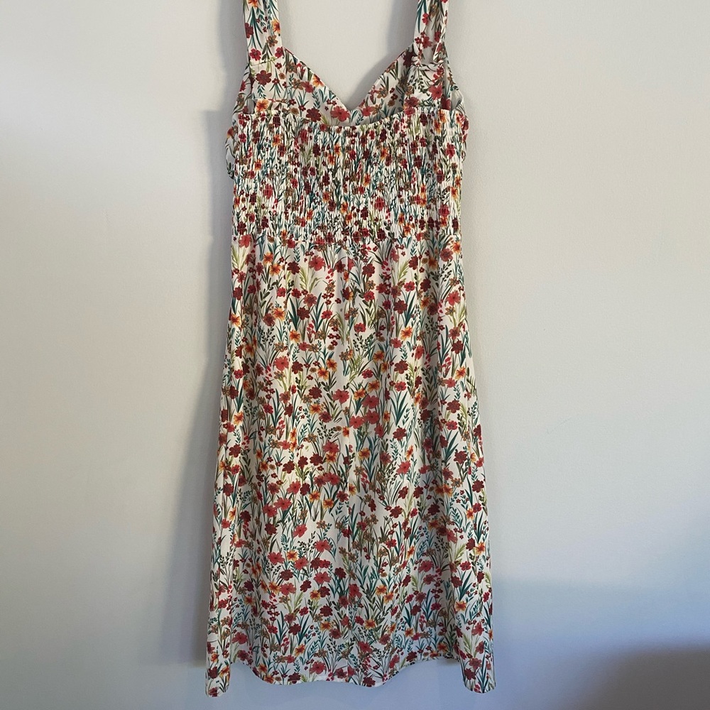 LOST + WANDER floral summer slit dress M - Picture 6 of 10